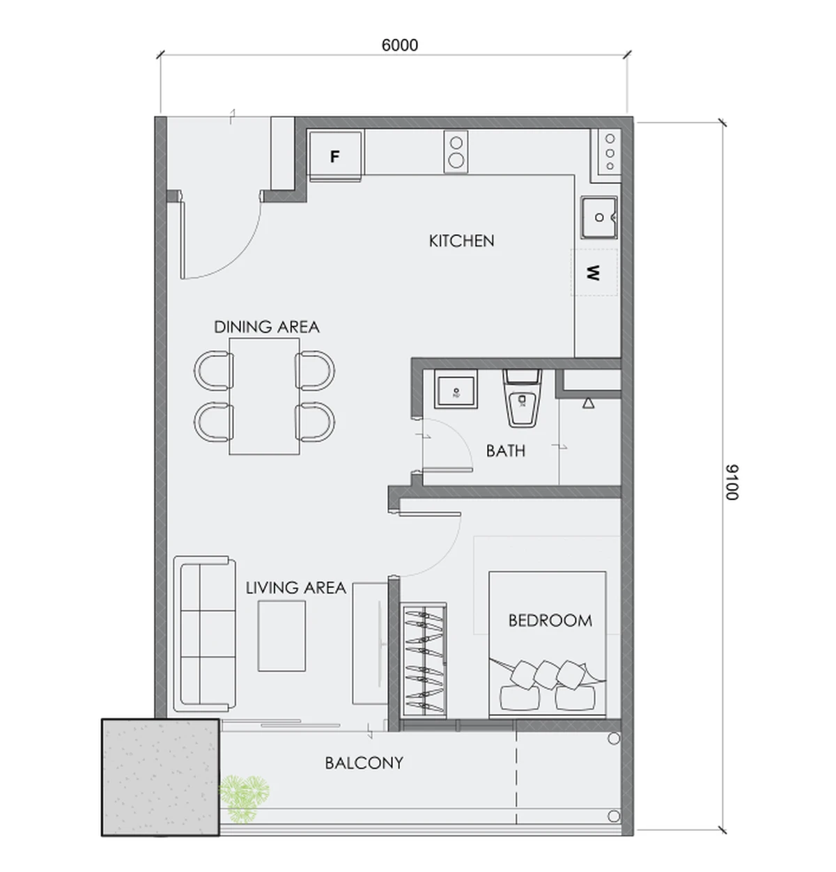 1 Bedroom